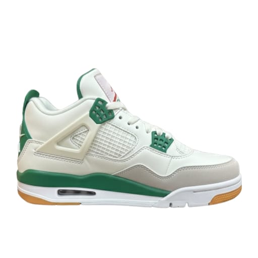 Premium Retro Mid-Top Sneakers White & Green